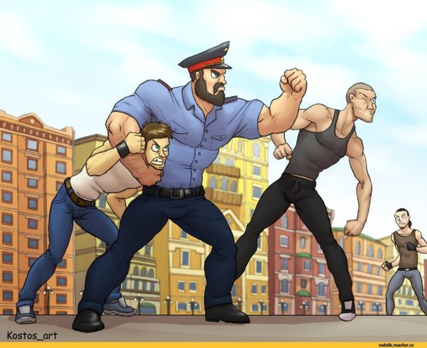 Полицейский комикс