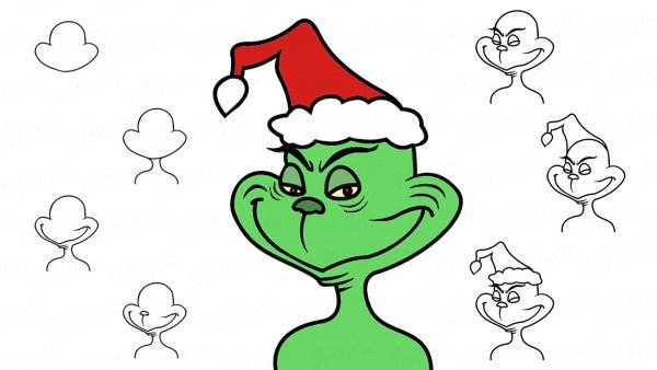 Гринч-похититель рисунок