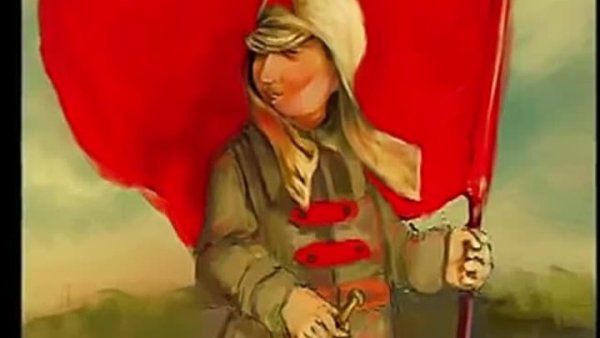 Маленький трубач рисунок