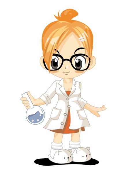 Ученый мультяшный