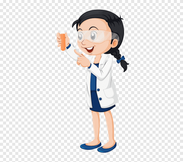 Ученый ребенок мультяшный