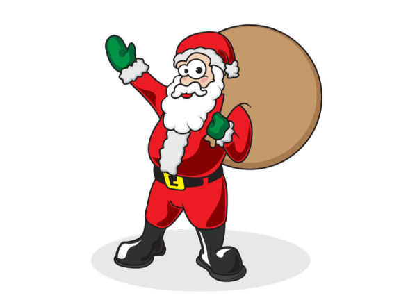 Санта вектор
