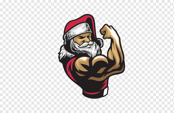 Дед Мороз бодибилдер