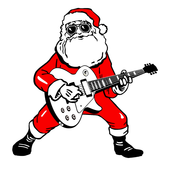 Дед Мороз с гитарой