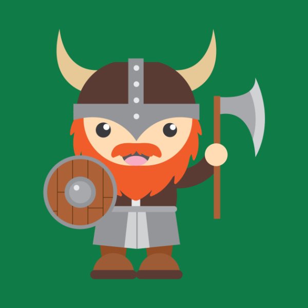 Шлем викинга Минимализм