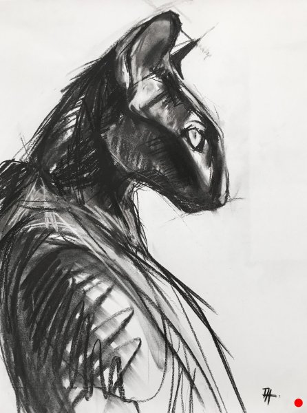 Угольным карандашом рисунки арт