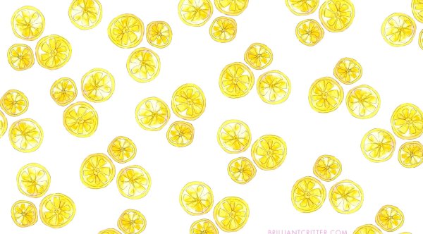 Желтый фон с пчелками