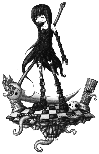 Готический стиль монстры