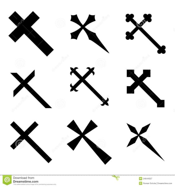 Христианский крест вектор