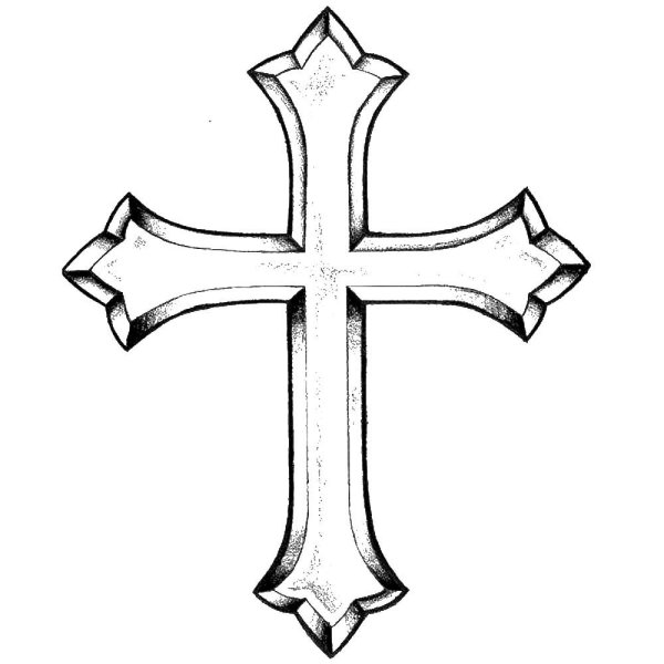 Тату Christian Cross