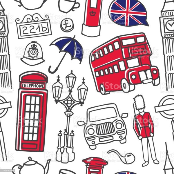 Символы Англии для детей