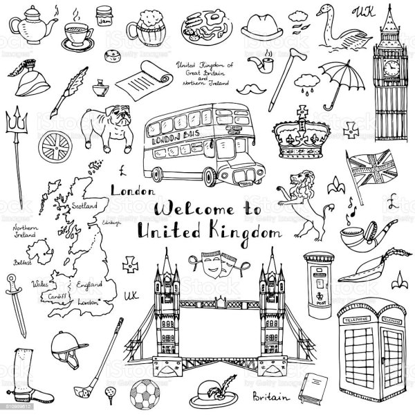 Раскраска Лондон для детей