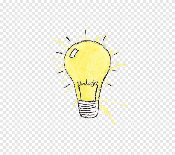 Лампочка без фона