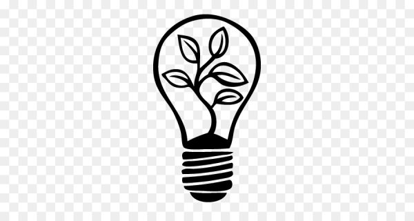 Лампочка трафарет