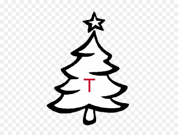 Рисунок маленькой елочки