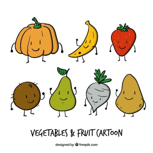 Векторные овощи