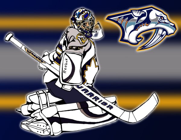 Хоккейный вратарь арт