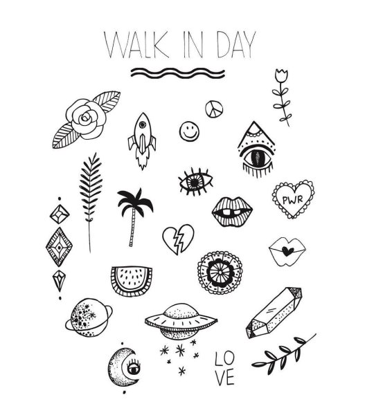 Летние рисунки легкие маленькие