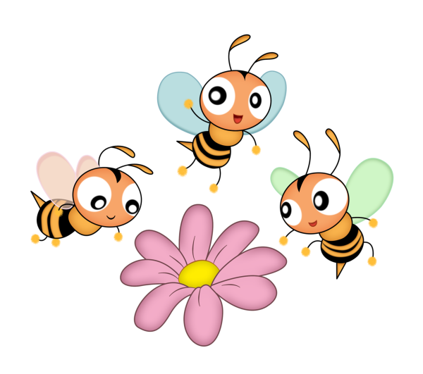 Пчелы мультяшные