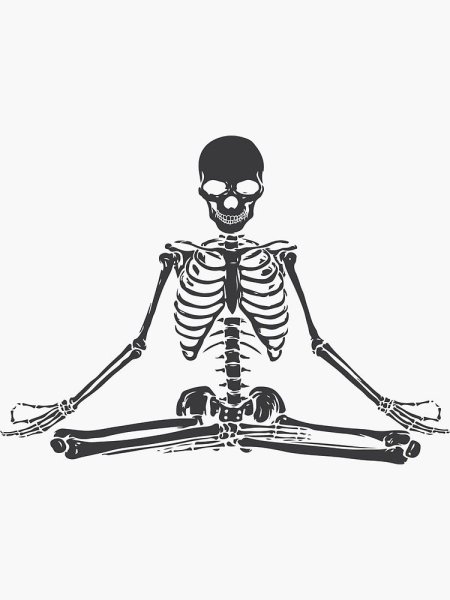 Скелет эскиз