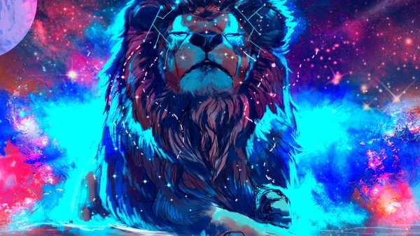 Лев мультяшный