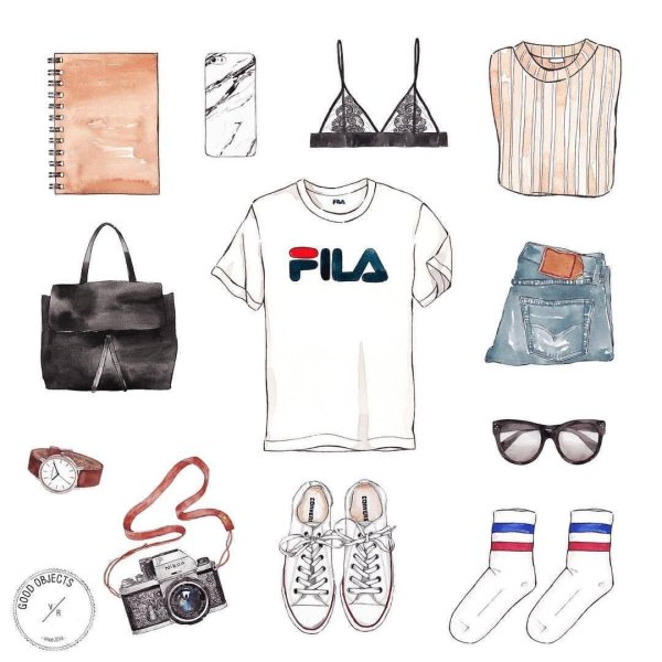 Рисунки одежды для срисовки