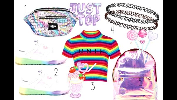 Веб-панк стиль одежды