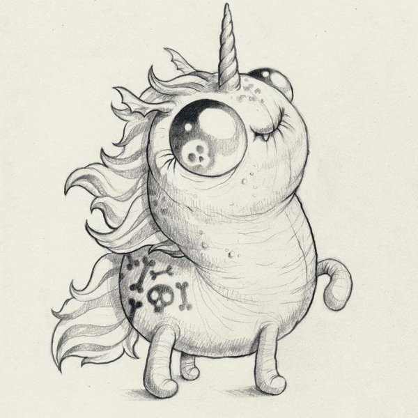 Монстрик для срисовки