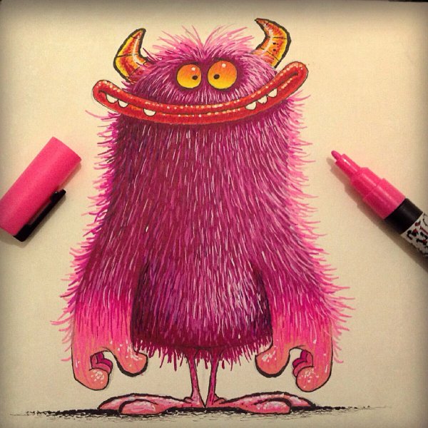 Рисование монстриков