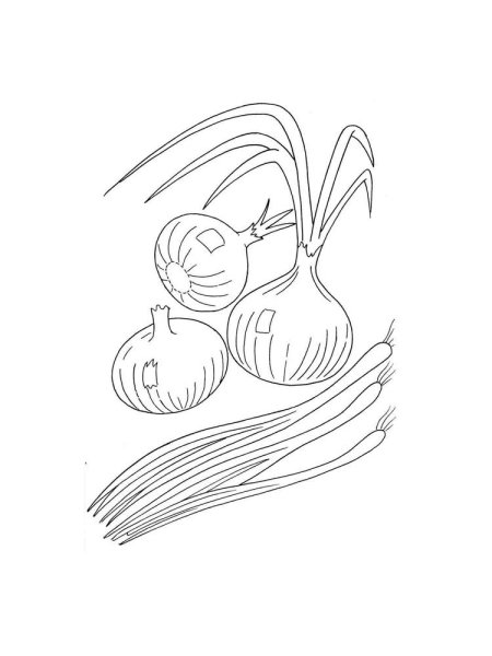 Поэтапное рисование овощей