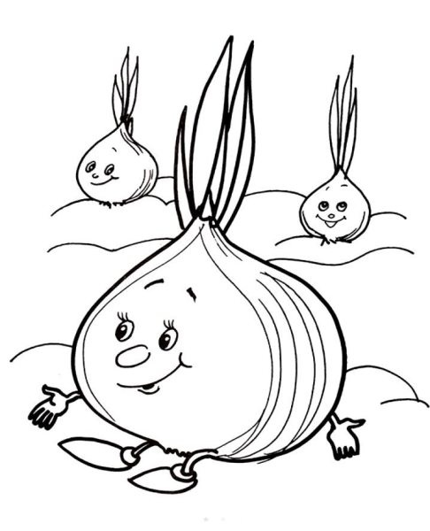 Лук рисунок для детей