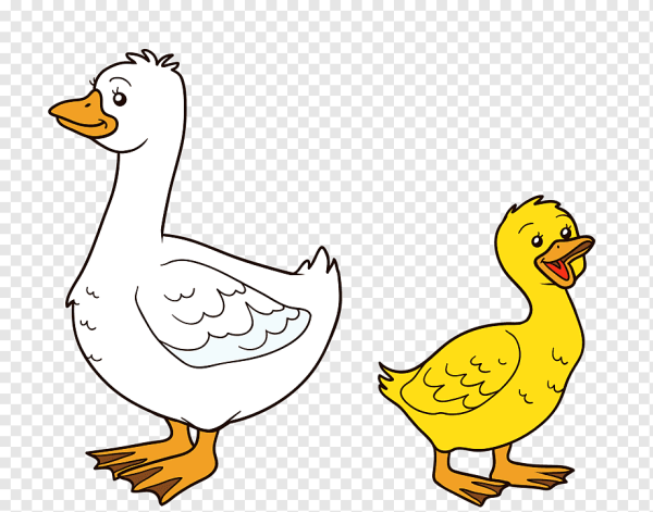 Гусь рисунок