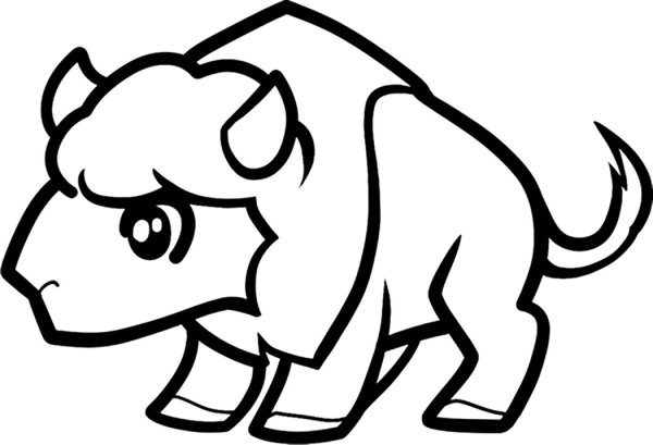 Рисунок быка для срисовки