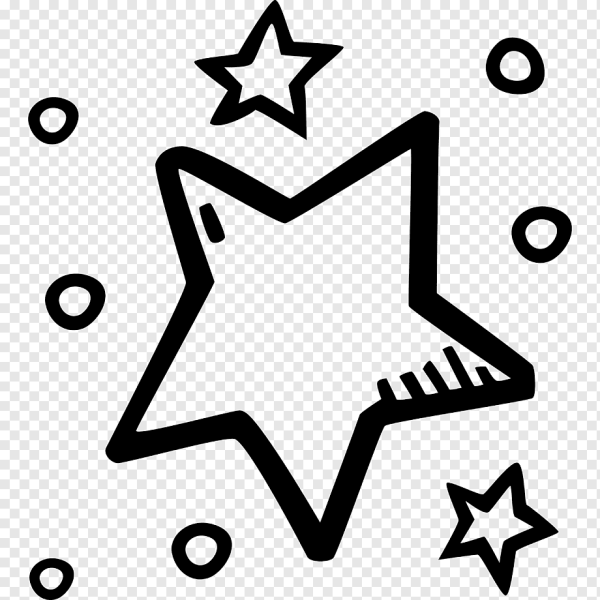 Новогодние звездочки вектор