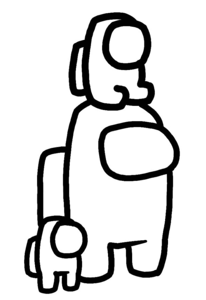 Амонг АС раскрашивать