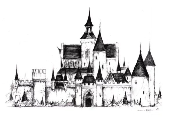 Замок набросок