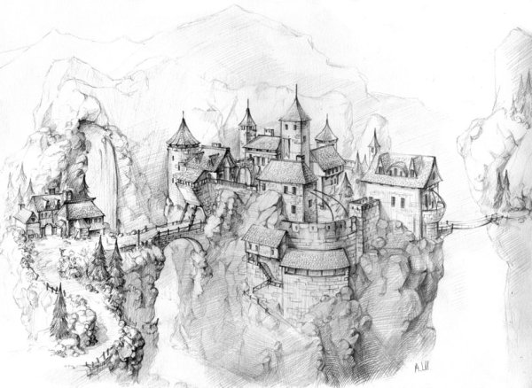 Крепость эскиз