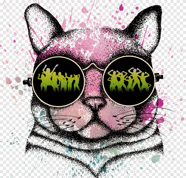 Крот мультяшный в очках