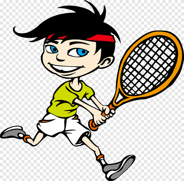 Теннисист мультяшный