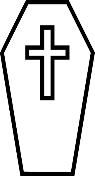 Гроб очертание