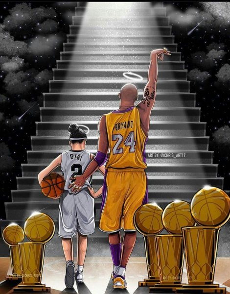 Коби Брайант баскетболист арт