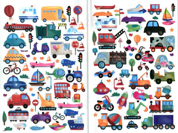 Личный транспорт и общественный клипарт