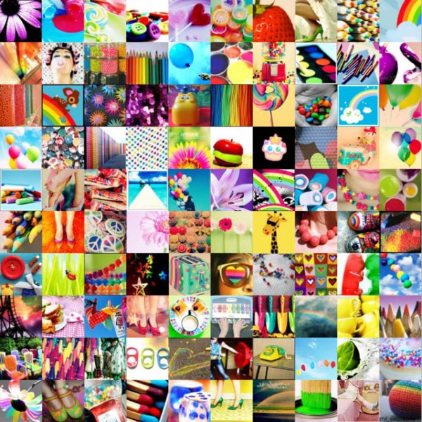 Много картинок на одном листе