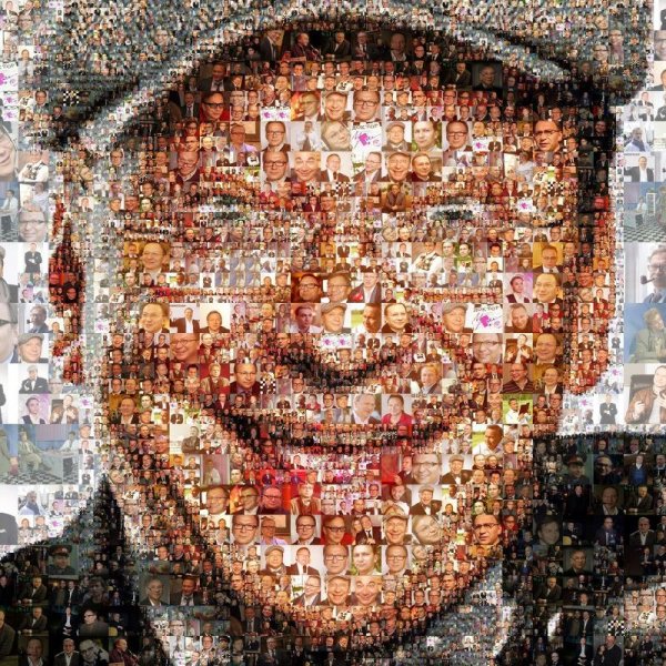 Коллаж из страниц манги