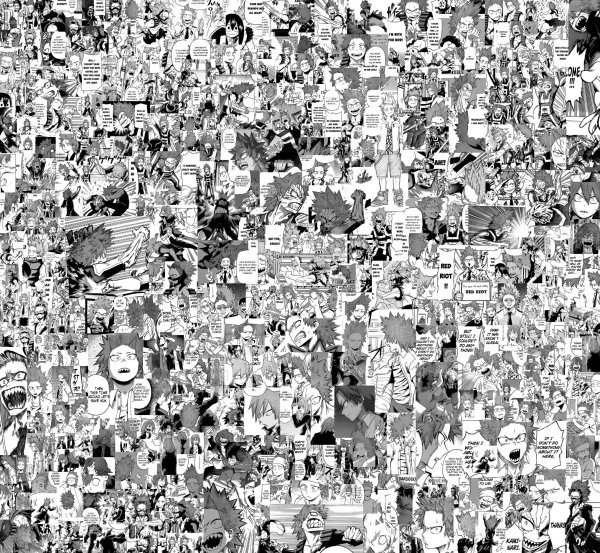 Аниме коллаж на стену