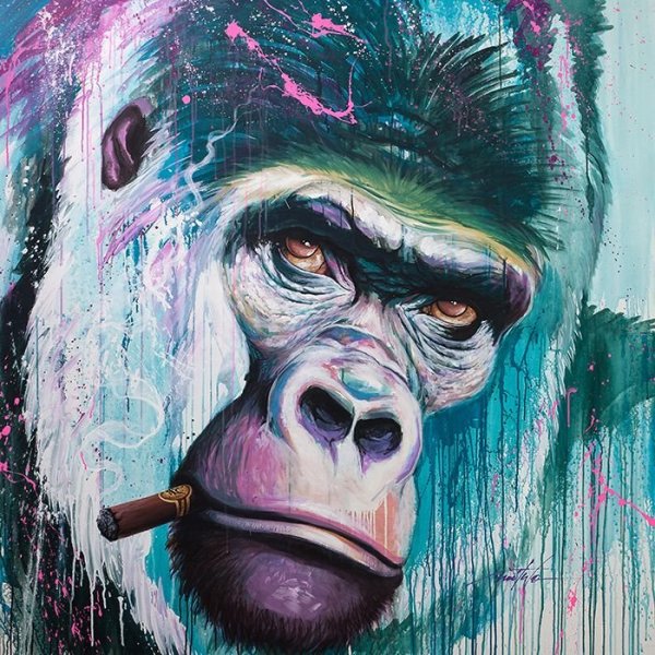 Картина обезьяны