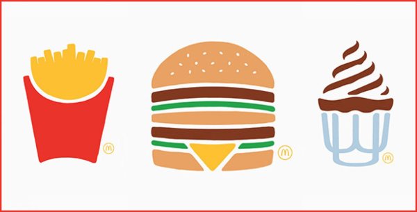 Макдональдс для срисовки