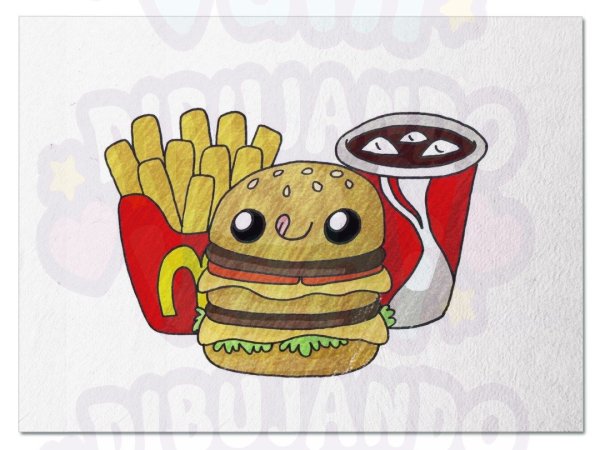 Рисунки макдональдс для срисовки