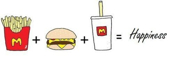 Нарисовать макдональдс