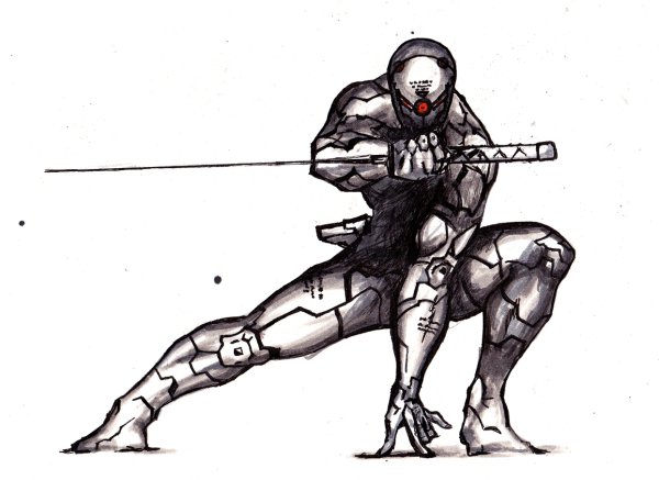 Рисунок ниндзя легкий